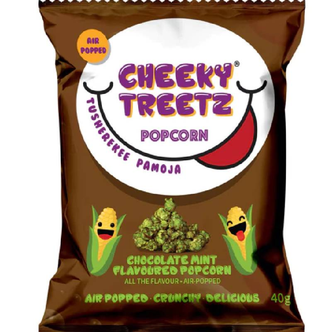 CHEEKY TREETZ CHOCOLATE MINT POPCORN 40G